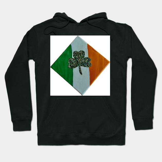 Shameless Shamrock Hoodie by Shaky Ruthie's Art from the Heart